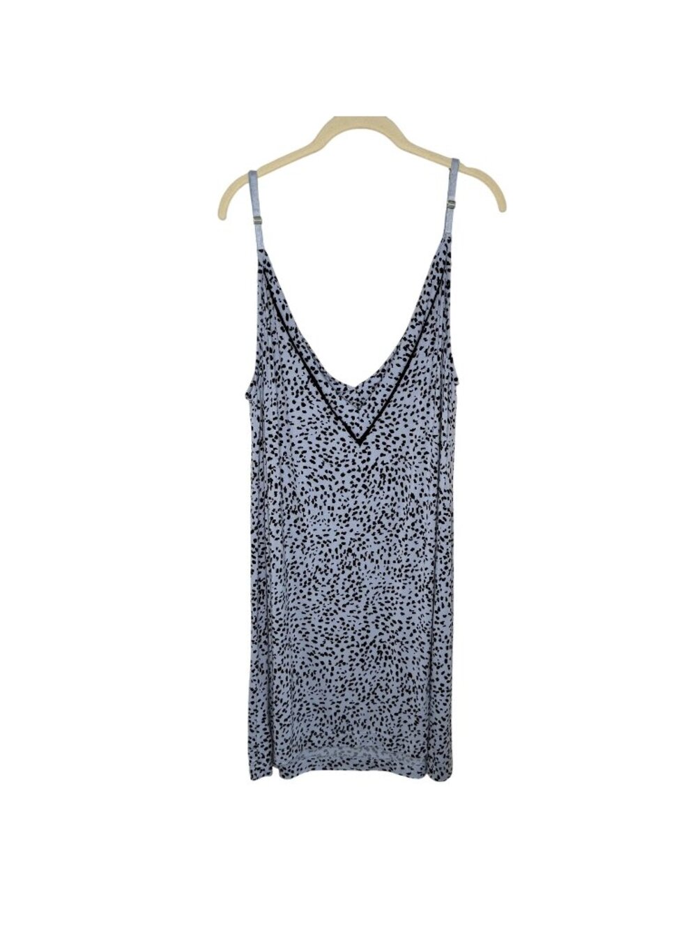 Soma Leopard Print Sleeveless Lightweight Nightgown, XL